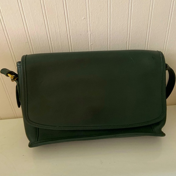 Vintage Coach Ritchie Crossbody Shoulder Bag 9937 (Green) BRAND NEW - Picture 3 of 16
